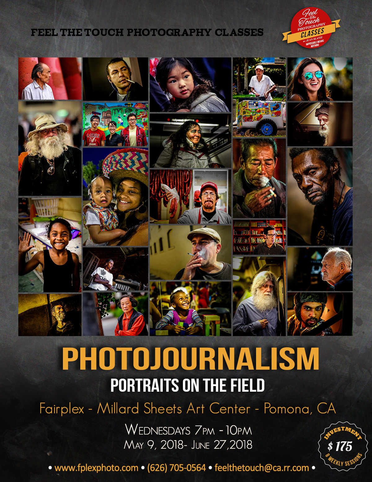 Photojournalism Portraits on the field » Feel the Touch Photography